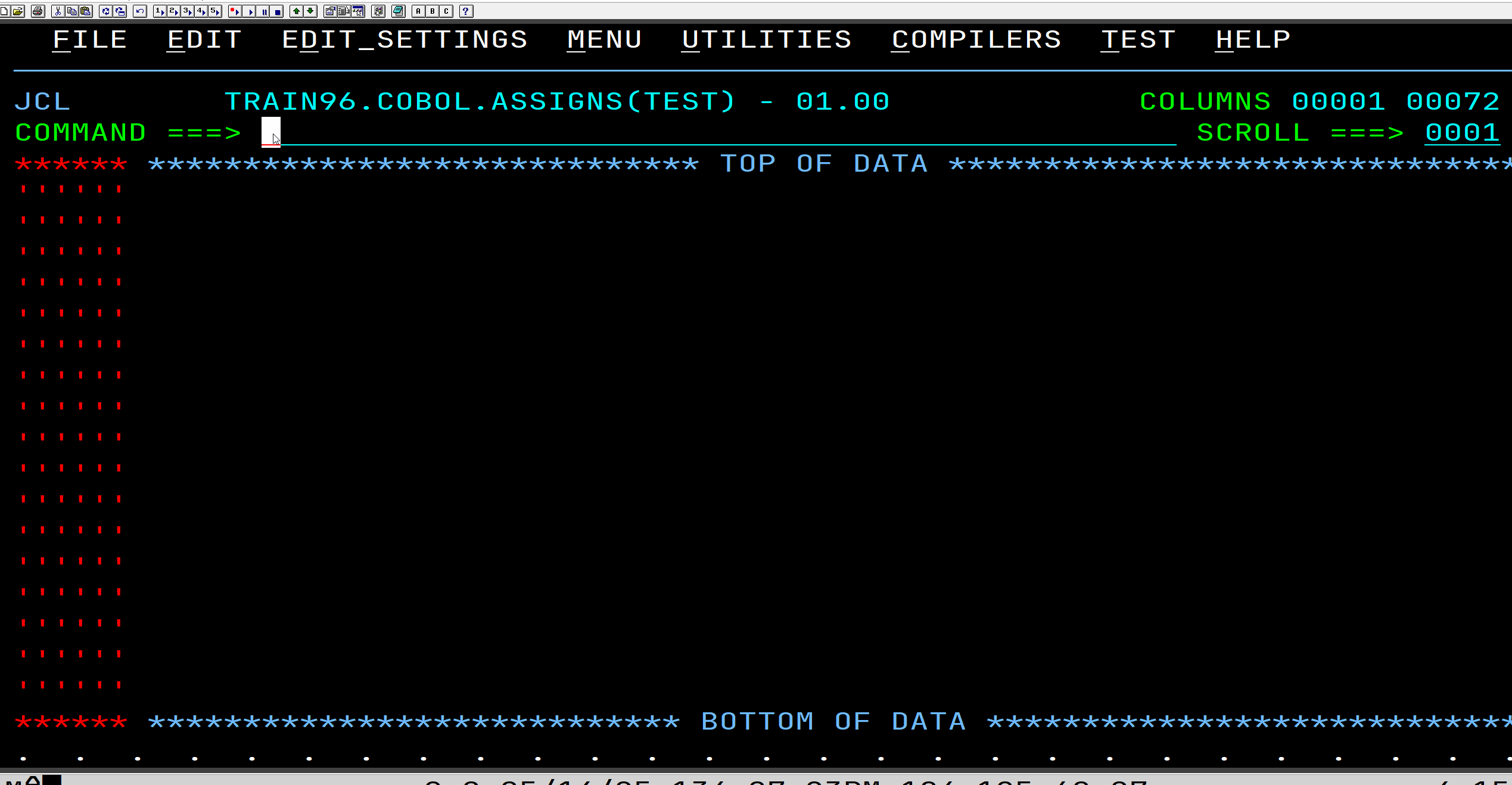 A video showing the macro in action