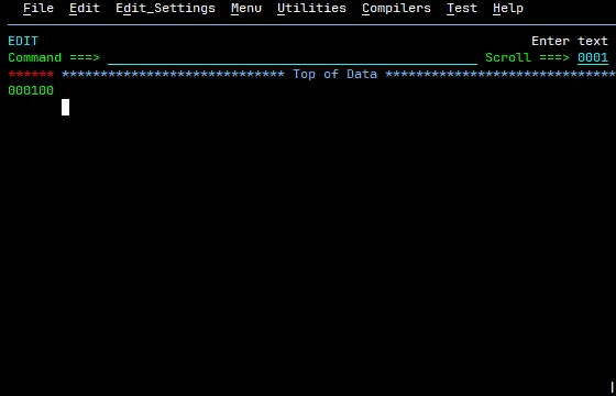 Figure 2. After TE mode has been activated.